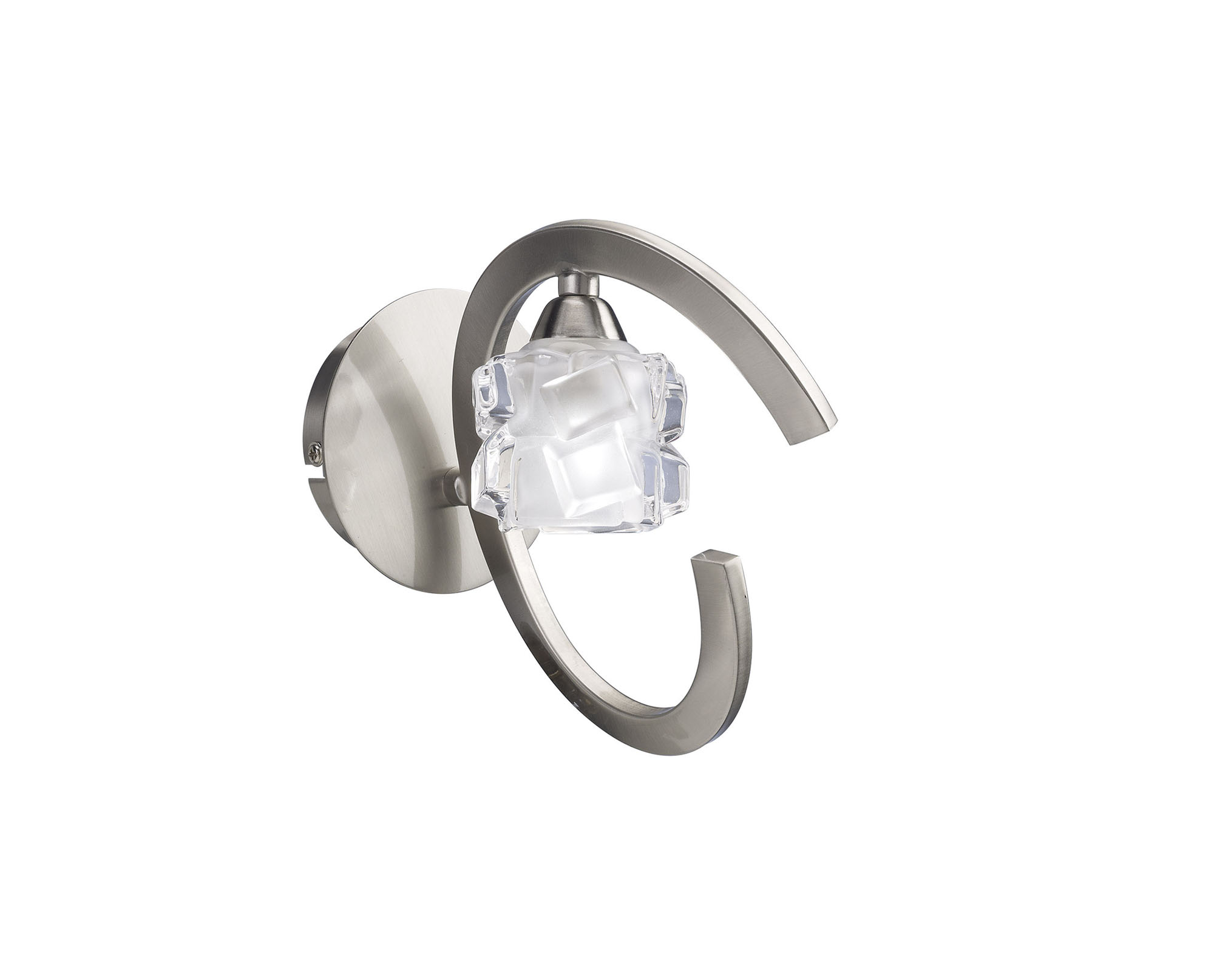 M1855/S  Ice SN Switched Wall Lamp 1 Light